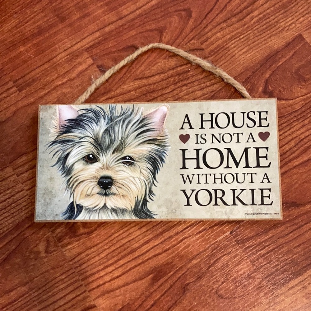 Yorkie Plaque